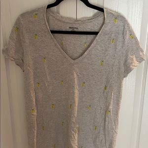 Lemon embroidered t shirt
